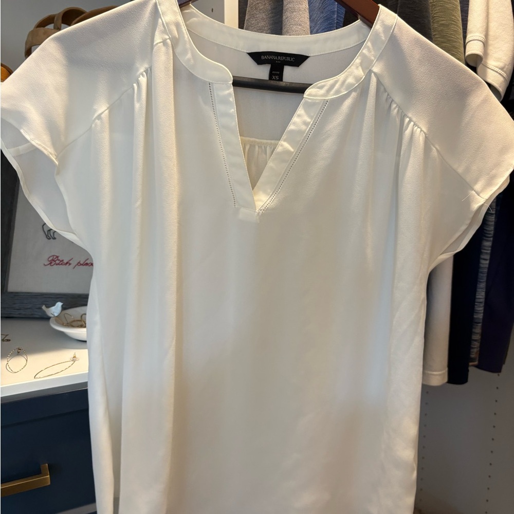 Banana Republic Cream Blouse for Women